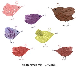 bird patterned