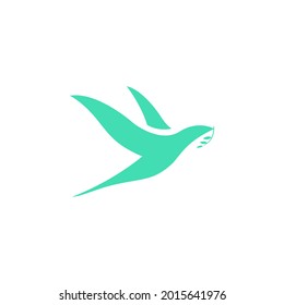 Bird of peace logo design