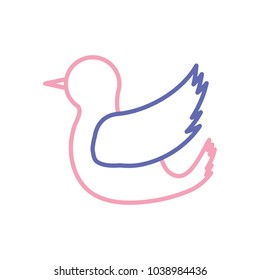 bird of peace  vector illustration