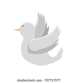 bird of peace vector illustration