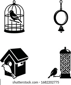 Bird Pet Supplies Vector Icon