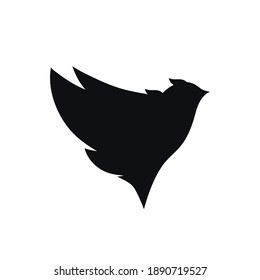 Bird phoenix logo icon sign Flying flame concept Fire power symbol Modern creative design Natural brave sport style Fashion print apparel greeting invitation card cover flyer poster banner ad sticker