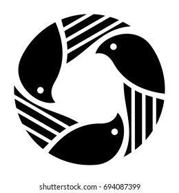 bird photography vector logo.