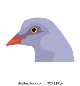 bird pigeon head animal peace icon