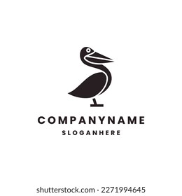 Bird pigeon logo template vector illustration design