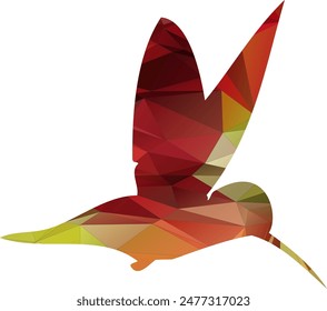 Bird polygon style animal illustration Abstract Polygon 