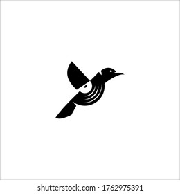 bird records logo icon vector
