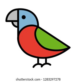 Bird related icon. Single high quality bird related icon. Isolated bird symbols in white background. Graphic icons element