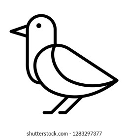Bird related icon. Single high quality bird related icon. Isolated bird symbols in white background. Graphic icons element
