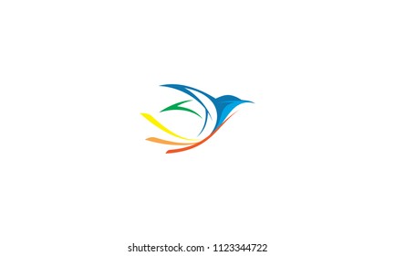 bird resource logo icon vector