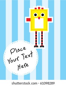bird robot message tag