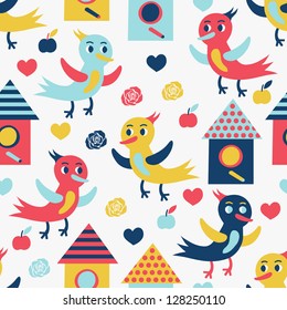 bird seamless background