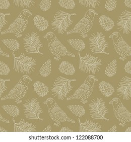 bird seamless pattern