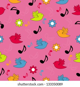 bird seamless pattern
