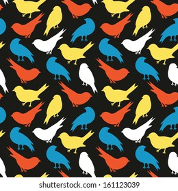bird seamless pattern