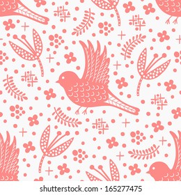 bird seamless pattern 