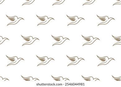 Bird seamless pattern background. Animal seamless pattern