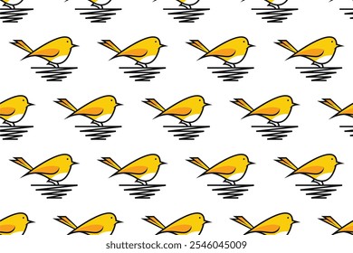 Fondo de patrón de pájaro sin fisuras. Patrón animal sin fisuras