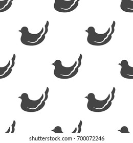 Bird seamless pattern. Vector illustration for backgrounds