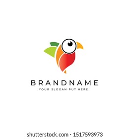 Bird security camera logo Or bird logo design template vector eps
