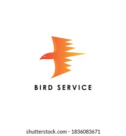 Bird Service Logo Vector Templates
