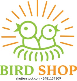 Plantilla de diseño de logotipo de Bird Shop