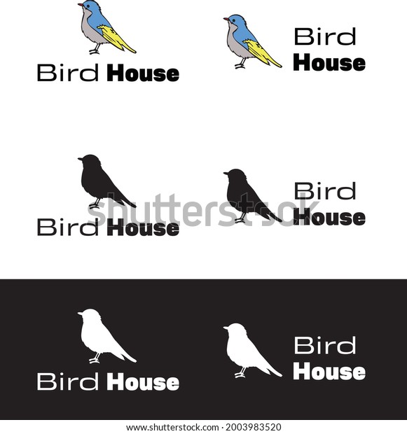 Bird Shop Logo Design Template Stock Vector (Royalty Free) 2003983520