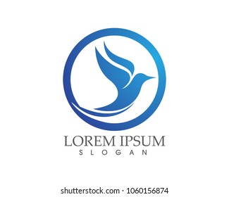 bird sign abstract template icons app
