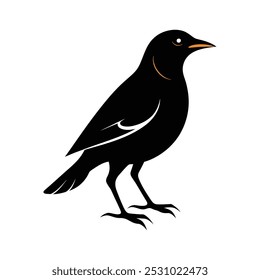 Bird sihlouette logo vector design