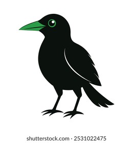 Bird sihlouette logo vector design