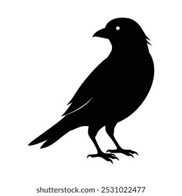 Bird sihlouette logo vector design