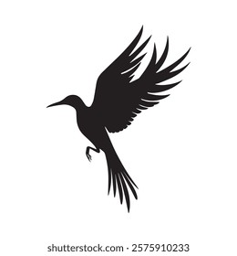 Bird Silhouette Art with Aesthetic Style