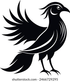 Bird Silhouette Creative Vector Design
