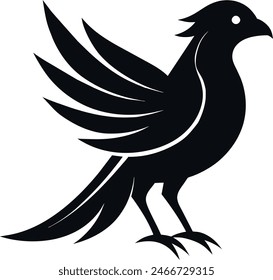 Bird Silhouette Creative Vector Design