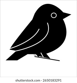 bird silhouette icon design template