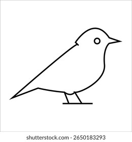bird silhouette icon design template