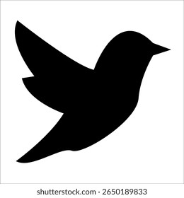 bird silhouette icon design template