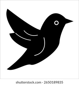 bird silhouette icon design template