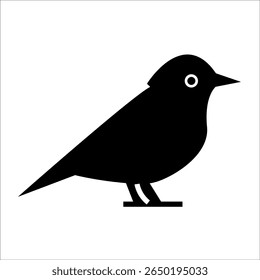 bird silhouette icon design template
