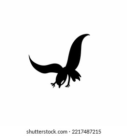 
bird silhouette illustration on white background