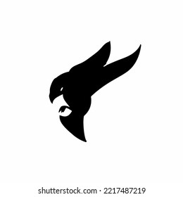 
bird silhouette illustration on white background