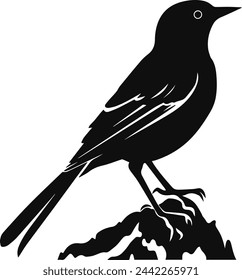 Bird Silhouette Illustration Vector Design