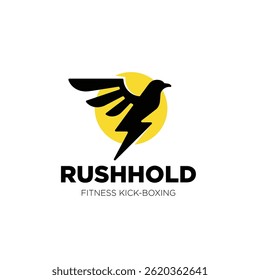 Bird Silhouette Logo Design Template