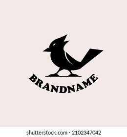 bird silhouette logo design vector illustration