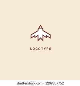 Bird silhouette logo. Vector abstract minimalistic illustration flying fowl. Pigeon icon. Zoo, pet shop, farm, bird feather, wild nature vector flat style logotype modern.
