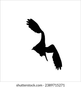 Bird silhouette sotck vector illustration