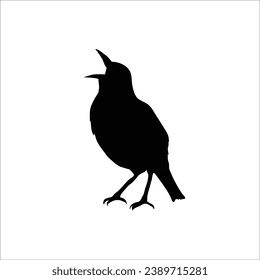 Bird silhouette sotck vector illustration