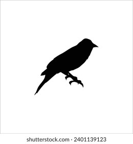 Bird silhouette stock vector illustration