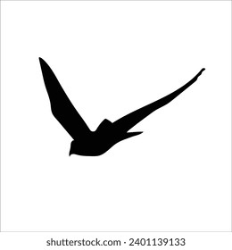 Bird silhouette stock vector illustration