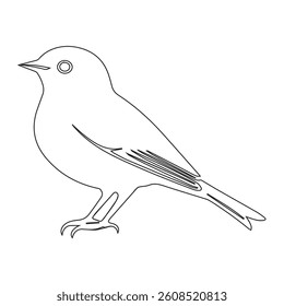 Bird silhouette vector art design
